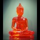 Bouddha "Dhyani-Mudra" Orange ou Vert